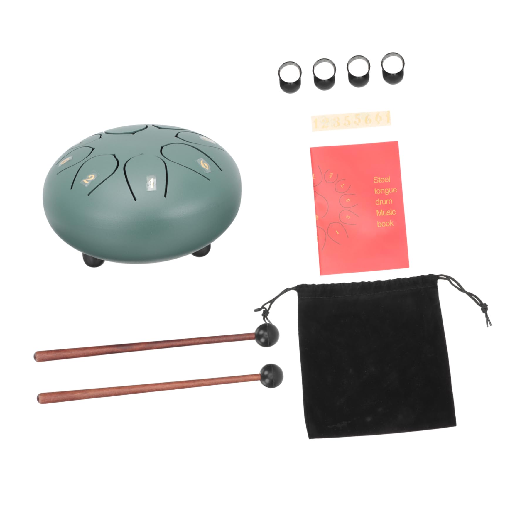 Sosoport 1Set Chic Ethereal Steel Tongue Drum Notes Percussion Instrument for Adults present Choice for Meditation Music Learning and Relaxation
