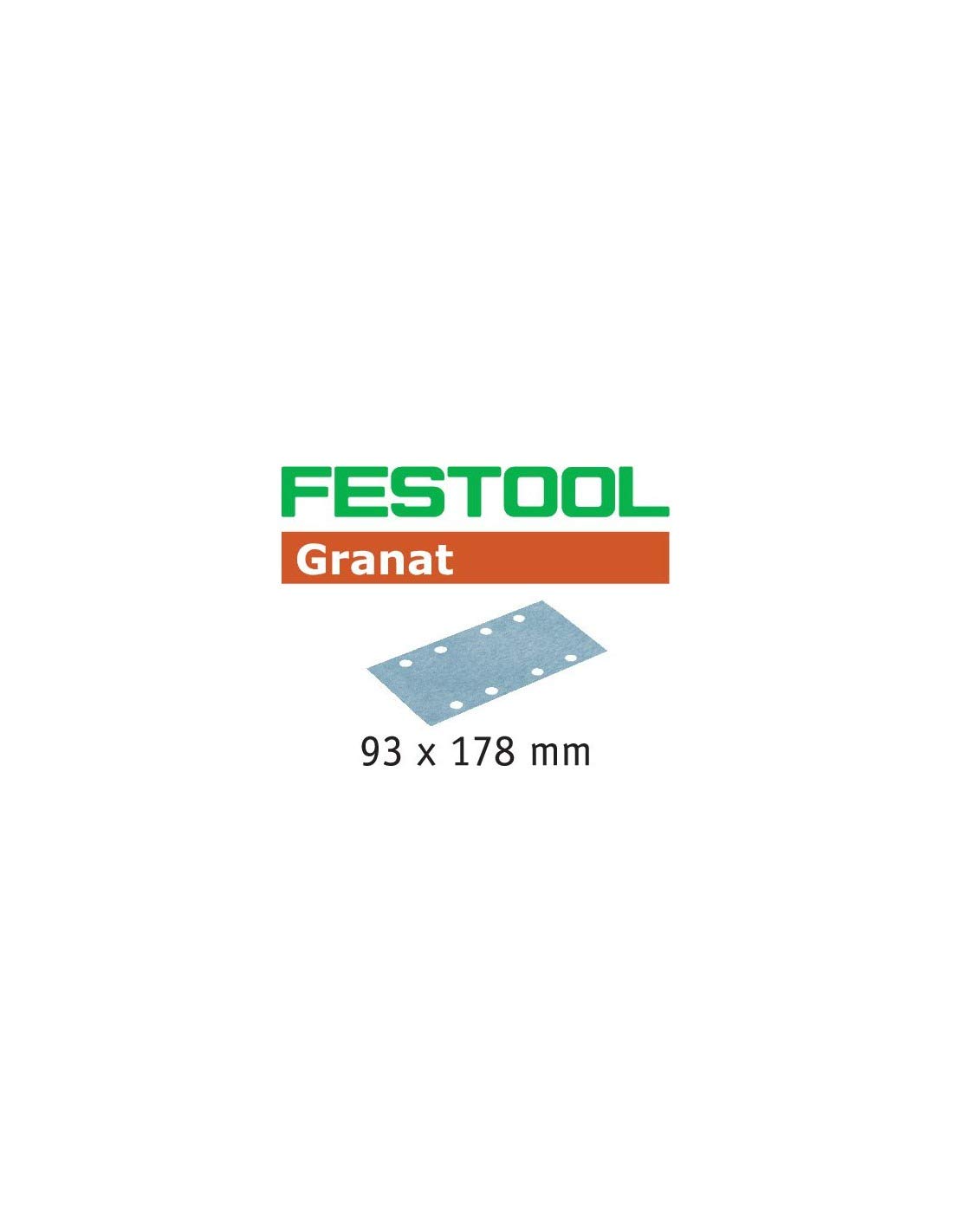 Festool Disco de lijar STF D225 P100 GR S/25 Granat Soft | Leroy Merlin