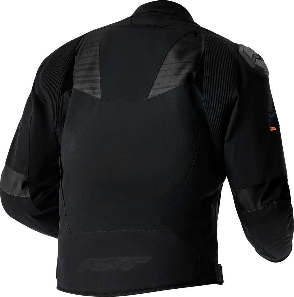 RST Tractech Evo D3O wodoodporna kurtka tekstylna motocyklowa, czarny, 58