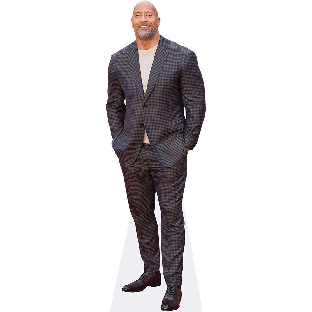 Celebrity Cutouts Life Size Cutout Dwayne 'The Rock' Johnson (Checked Suit)