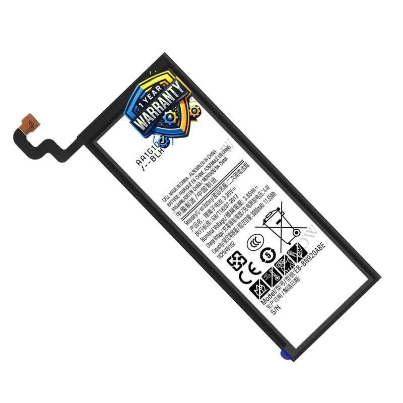 Image of Original EB-BN920ABE Battery Compatible for Samsung Galaxy Note 5 - (3000mAh) - 1 Year Warranty JK1