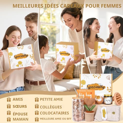 MEIMUCUL Hug Coffret Cadeau Femme,Cadeau Meilleure Amie Femme – vue 5