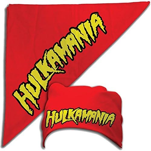 Wrestler Hogan Costume Red Bandana Yellow Sunglasses for Halloween & Cosplay - Image 2