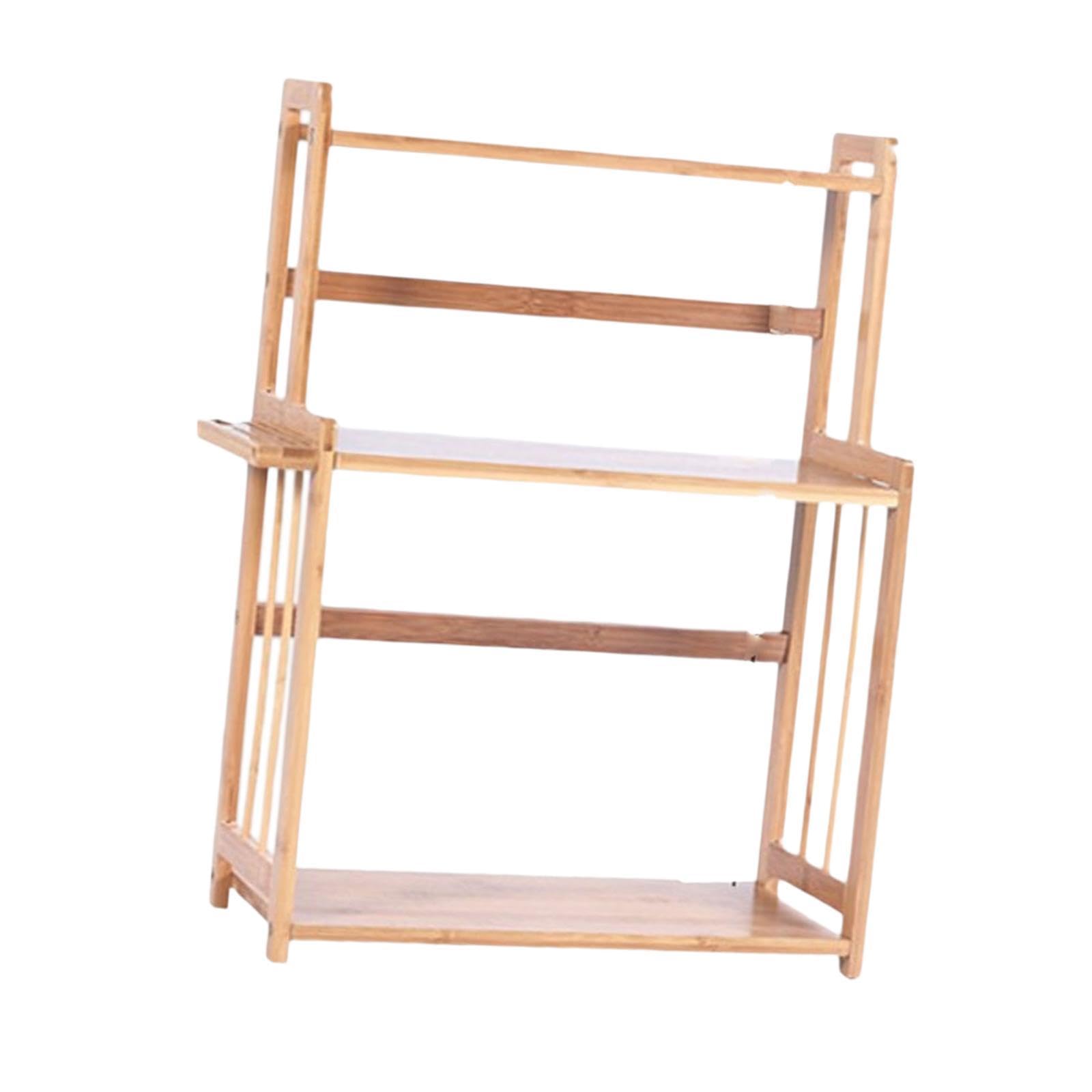 Tyuhduyur Spice Rack Storage Shelves, Counter Shelf,Seasoning Rack,Kitchen Countertop Organizer, For Desktop, 3 Tier Increase High