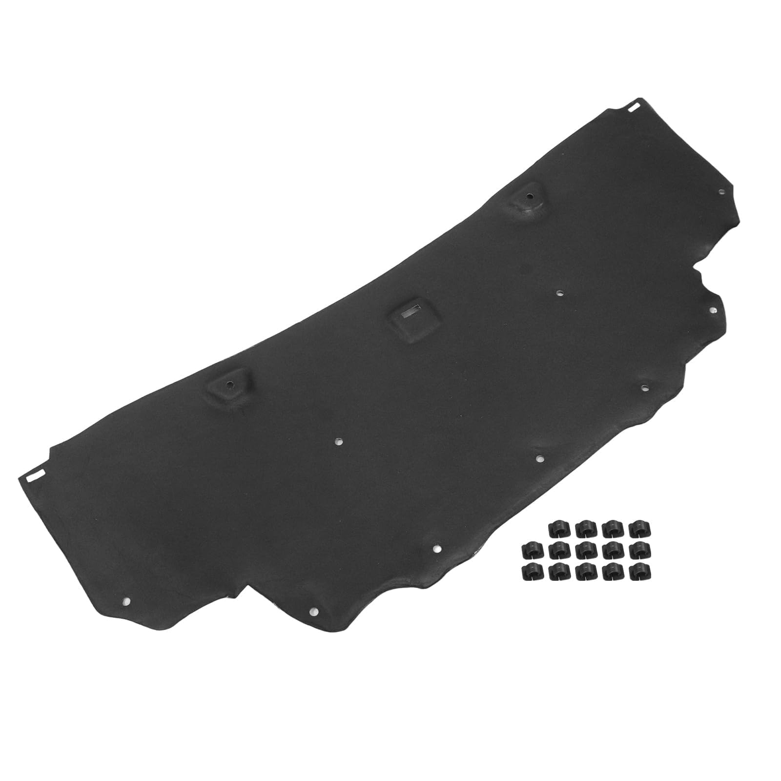 Dämpfung Motorhaube Dämmmatte Isolierung Dämpfungsmatte Motorhaubendämmung mit Clips Kompatibel mit Dacia Duster II HM 2017-2025 658407380R