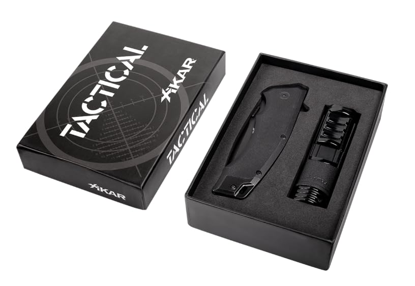 Xikar Tactical LTO, Encendedor y Cuchillo miniatura 1