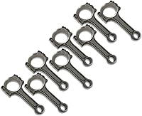 AflleRacing 8pcs Forged 5140 Steel I-Beam Connecting Rods for Chevy SBC 350 - Press-Fit Pins, 500HP Ready