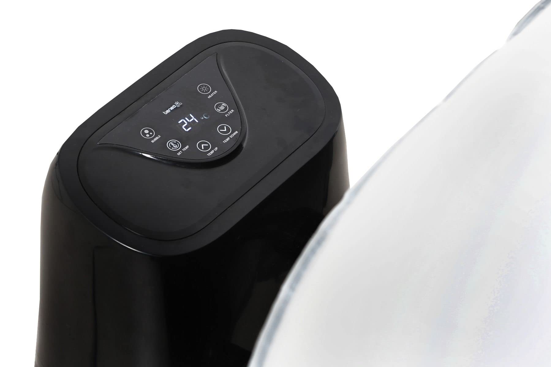 SPA NUOVO Vasca idromassaggio gonfiabile portatile per 4 persone, spa, marrone-bianco