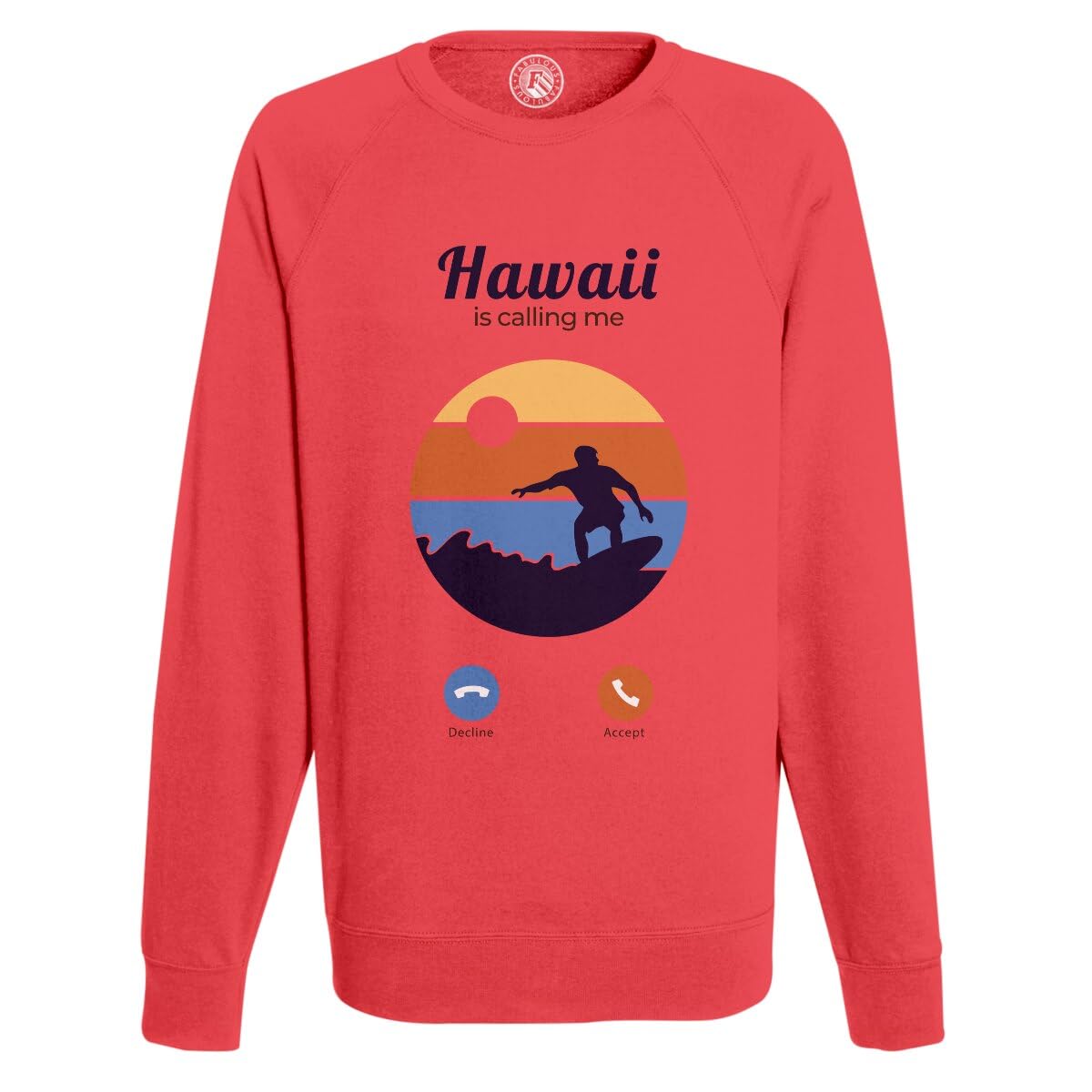 Sweat Homme Hawaii pour les Soirées d'Été au Bord de Mer