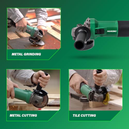 Image of HIKOKI G10MGES9Z 100 mm Ac Angle Grinder | 1100W Powerful Motor | 11000Rpm | Compact And Light Weight