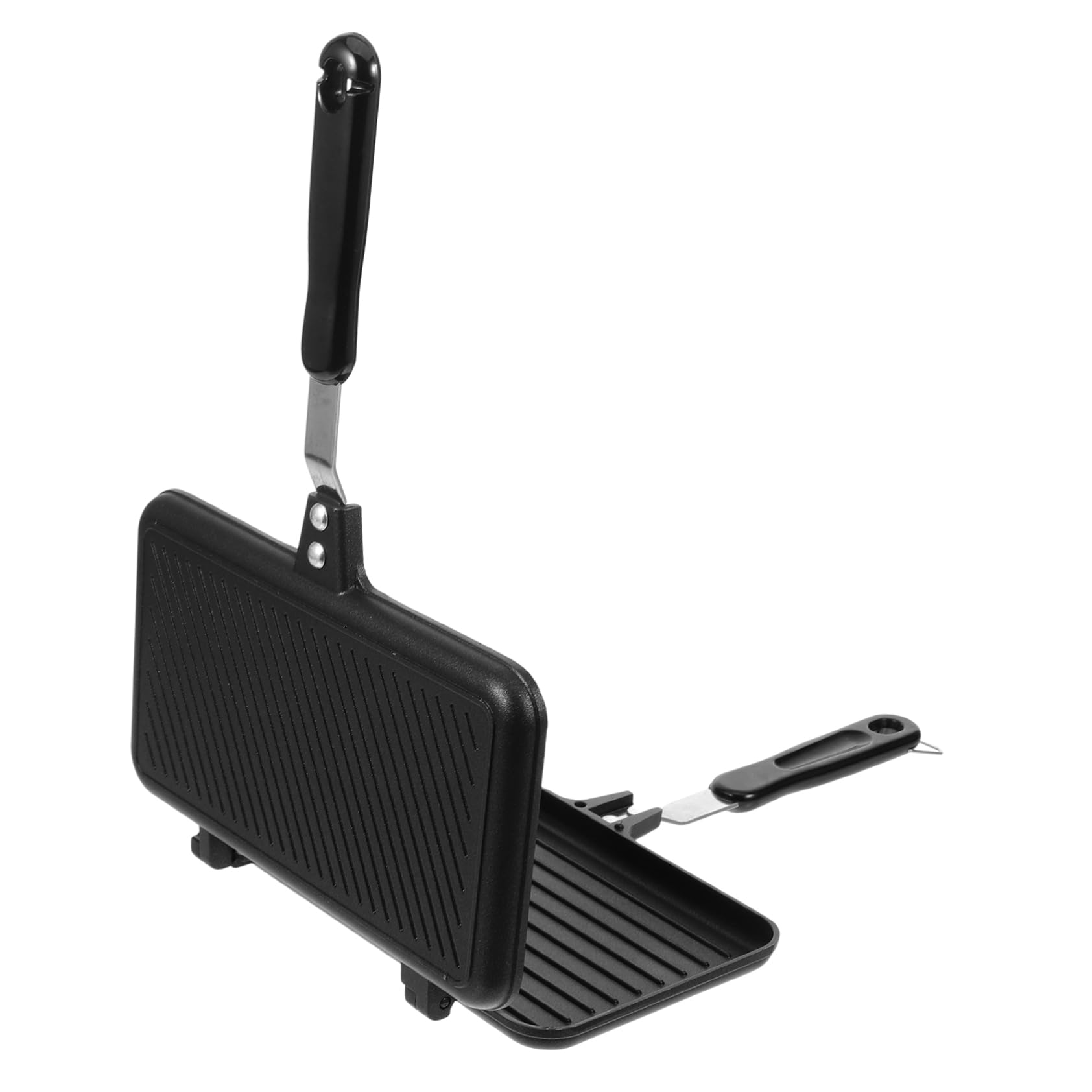 Cabilock Sartén Doble Cara Antiadherente Para Sándwiches y Huevos, Utensilio Para Cocina De Gas Diseño Estable y Fácil Limpieza, Adecuado Para Cafeterías y Food Trucks