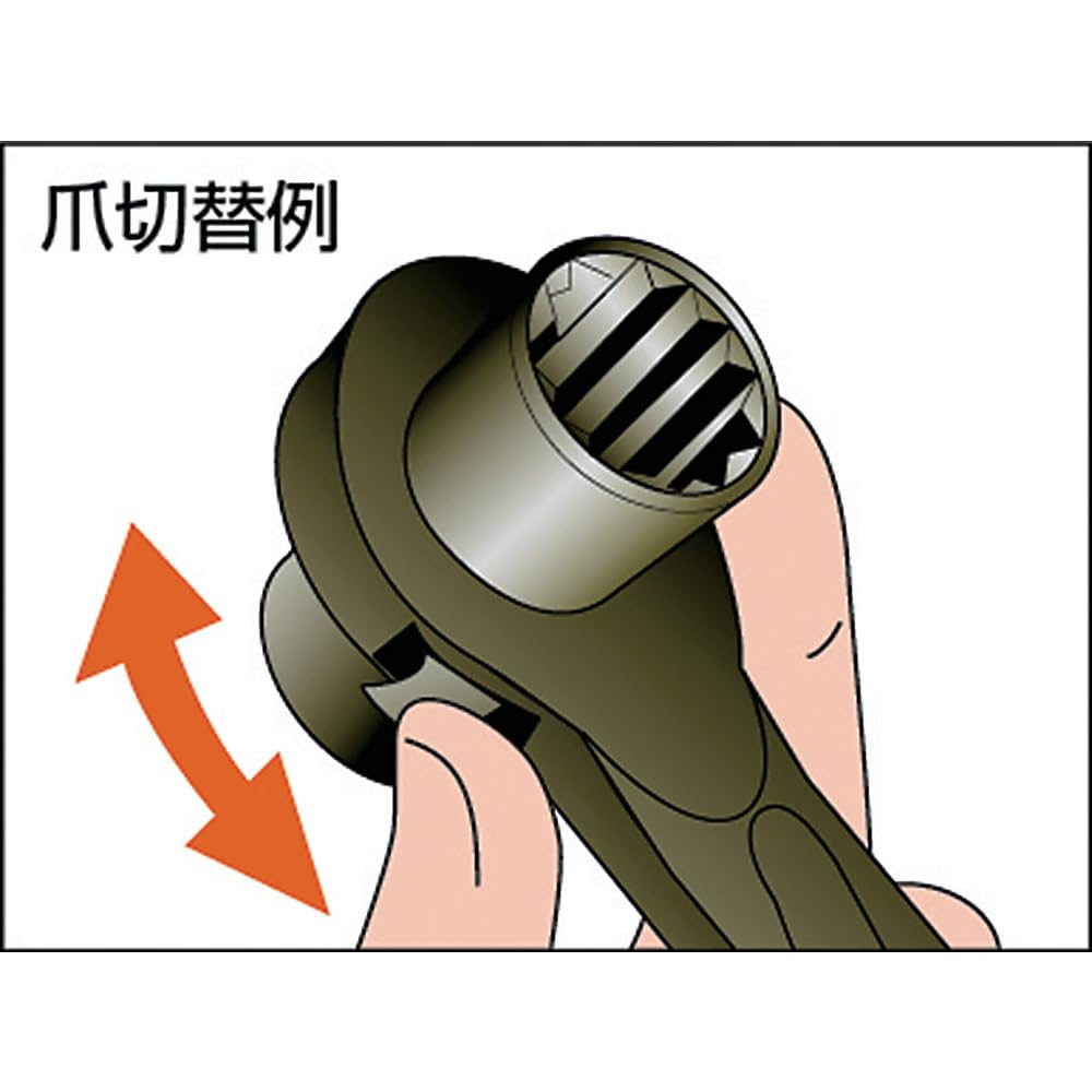 スーパー 両口ラチェットレンチ 爪式 六角対辺:24×26 N2426 2301 Amazon | スーパー 両口ラチェットレンチ(爪式)六角対辺:24×26 RN2426