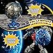 Hapystar Globe Transforming Toy, 2 in 1 Transform into Robot Action Figure, DIY Transformation Figure Toys for Kids & Adults Action Figures for Boys Party Favors Gift