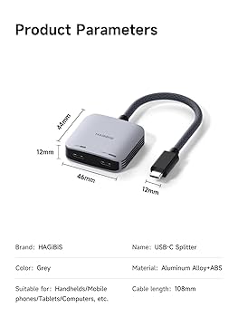 Amazon | Hagibis ARグラス用USB-C変換アダプター 8K@60Hz・4K