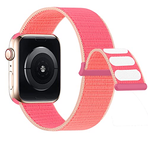 Apple Watch Band Lobnhot Nylon Correa Compatible con Correa Apple Watch 40mm 38mm 41mm, Correa Deportiva Ajustable Compatible con iWatch...