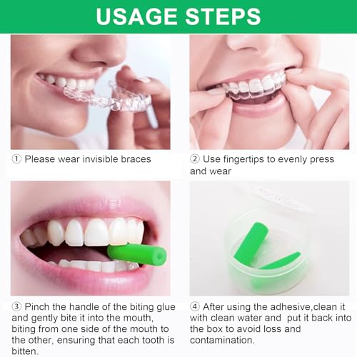 Aligner Tablett Sitzer Chewies 10 Stück Grün Aligner Chewies Aligner Tablett Sitzer Chewies für Aligner Tabletts Chompers