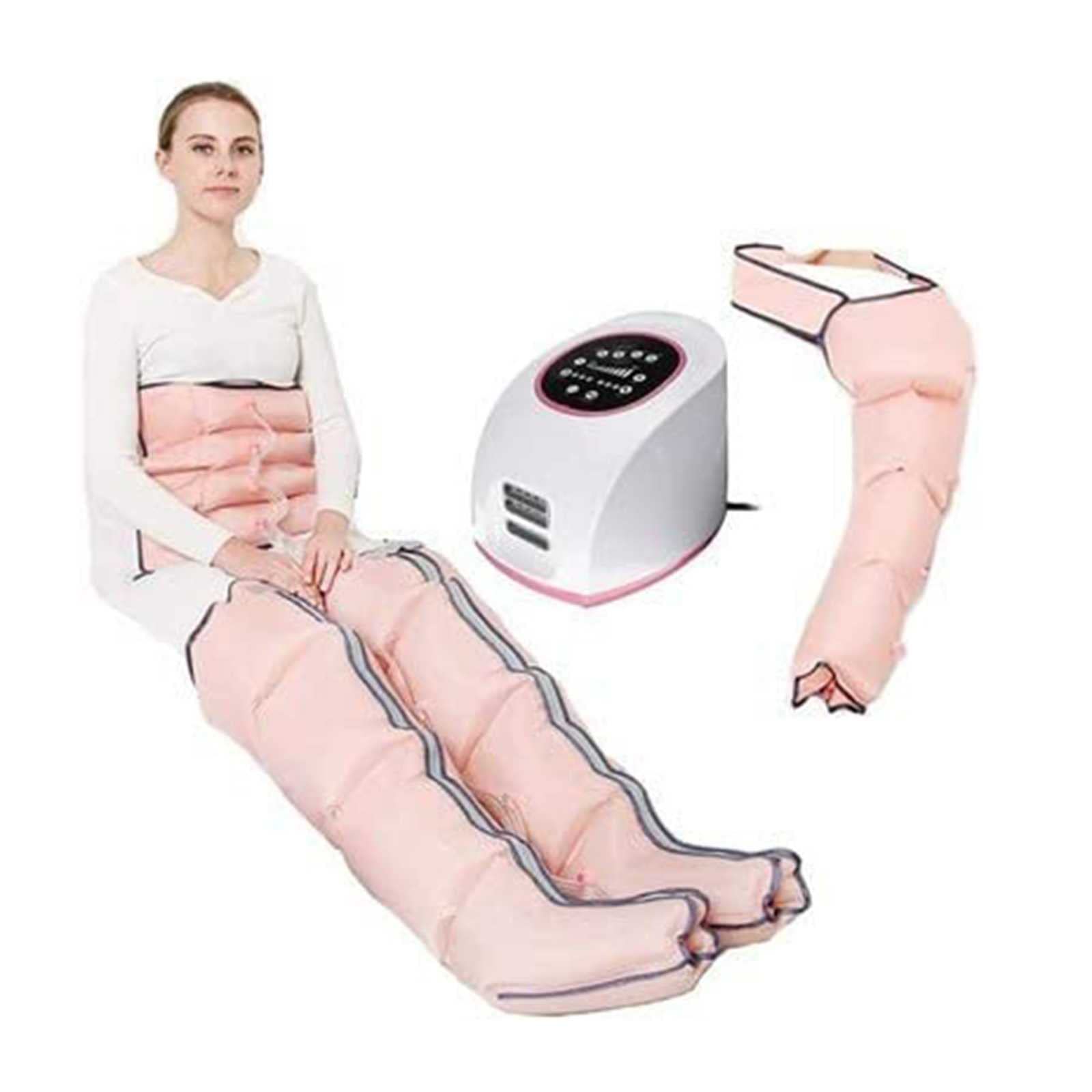 Masseur d'air pour les jambes pour la circulation, masseur pour les pieds et les mollets, enveloppements pour les mollets et les pieds, 3 modes, machine de compression des jambes pour un usage domes