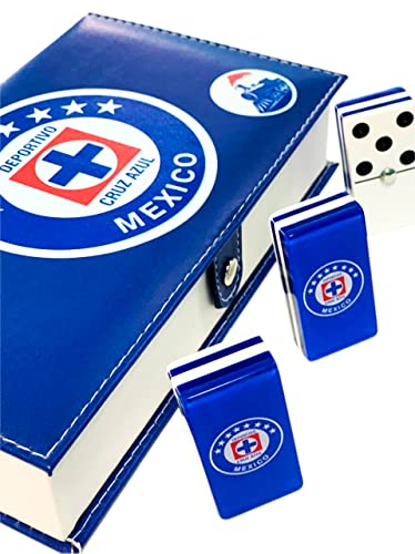 Catálogo para Comprar On-line Curpiel al mejor precio. 49 Domino Cruz Azul Jumbo Cinco Capas en Estuche Curpiel Tipo Libro