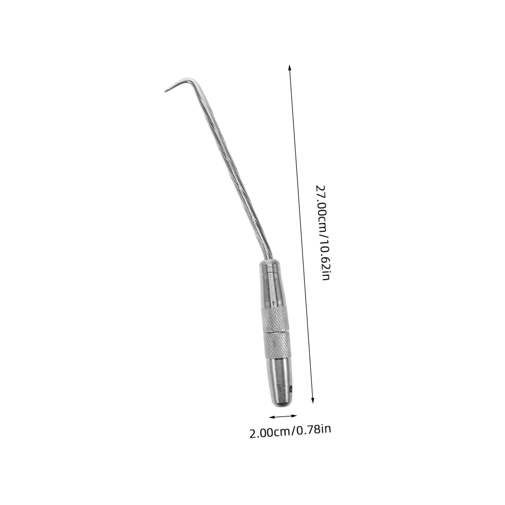 MUCKLILY Manhole Cover Lifting Tool Heavy Duty T-Shape Hook Sturdy Iron for Construction