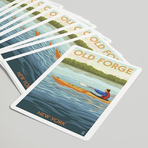 Baraja tamaño póker Old Forge, New York, 52 cartas miniatura 5