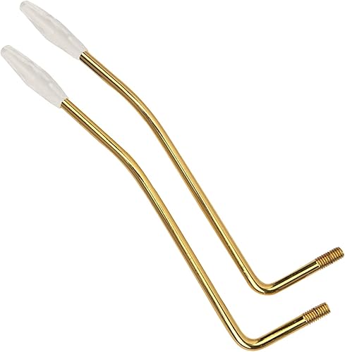 Miniatura 10 de 4 piezas Yootones Metal único brazo trémolo Whammy Bar para Stratocaster Guitarra Eléctrica Sistema Tremolo (sombrero negro)