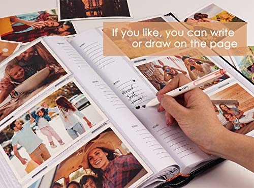 image for RECUTMS Photo Album 300 Pockets,4x6 Photo Book Paper Core Memo Insert 