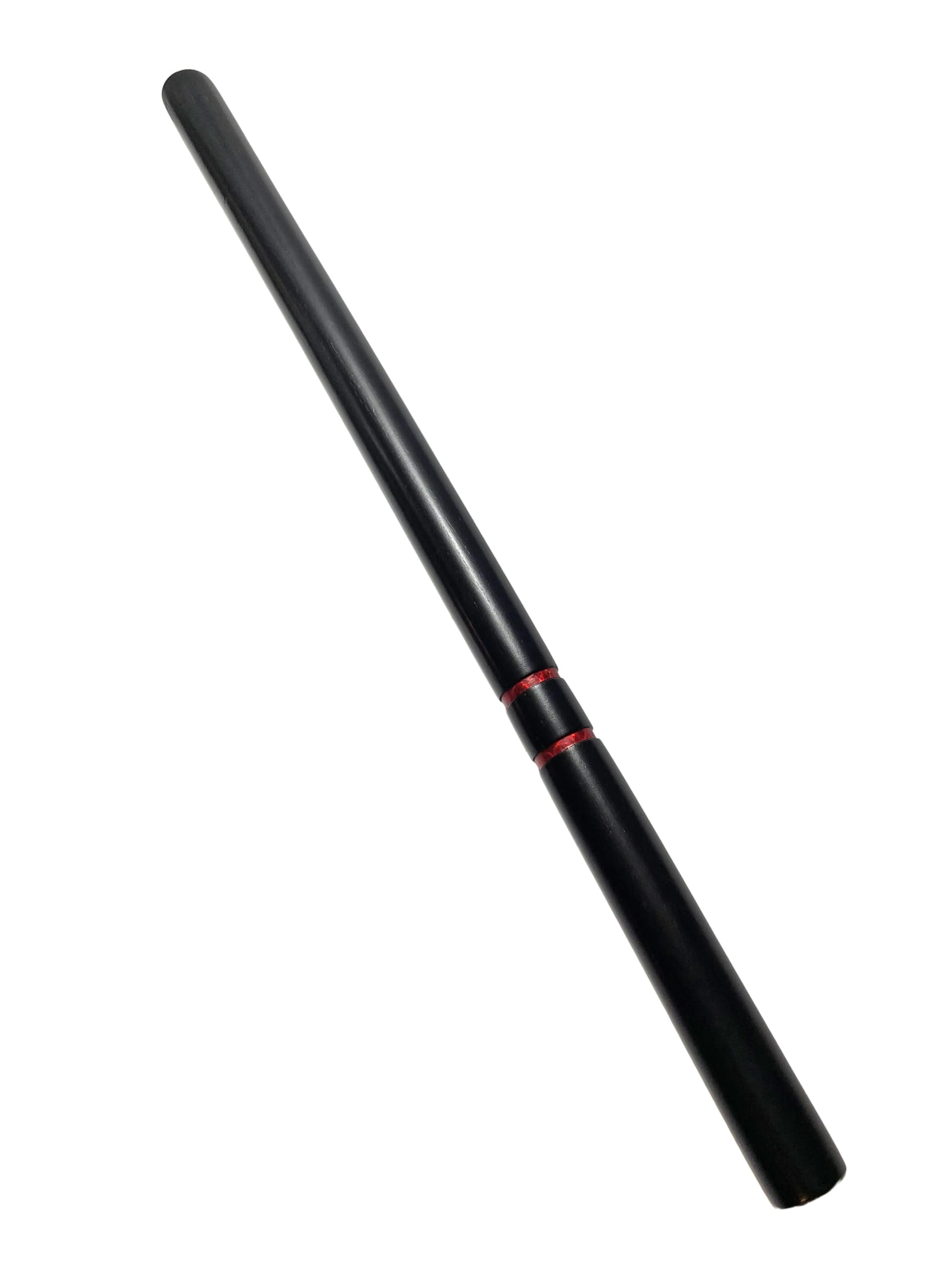 Set Escrima Stock schwarz mit Waffentasche - 65 cm stabile Ausführung - Trainingsstick Arnisstock Holz Eiche Kurzstock Kali Kampfsport, Kali Arnis SV