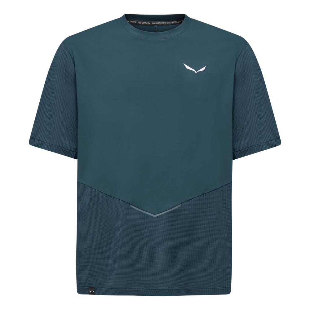 Salewa PEDROC Dry HYB T-Shirt M, M, Pond Blue