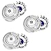 Set di 3 Testine per Rasoio Elettrico da Uomo, Testine di Ricambio Rotanti per Rasoio da Uomo, per HQ8, PT720, PT725, PT815, PT860, AT890, AT899, AT750, Non Originale