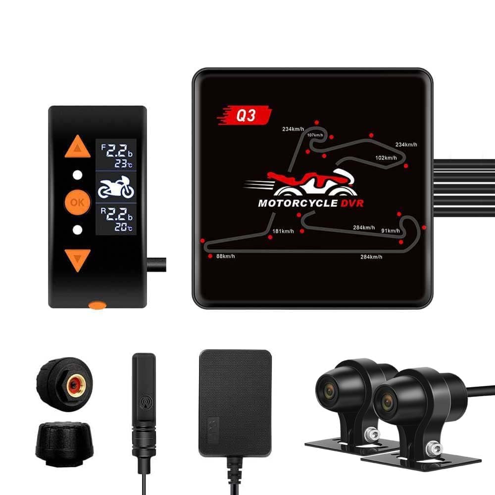 Amazon.co.jp: VSYSTOバイクドライブレコーダー 前後カメラ1080P S-ONY  