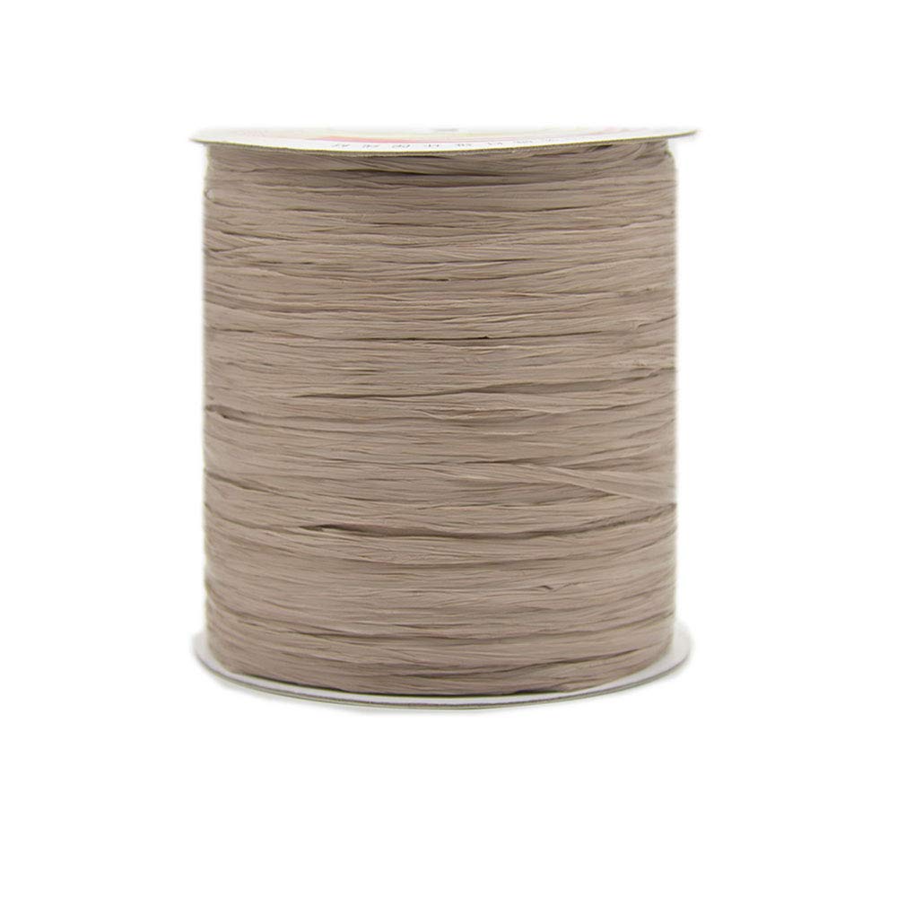 Buy 273 Yards Natural Cotton Raffia Yarn Crochet Summer Sun Hat Yarn