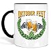Oktoberfest | kubek ceramiczny | kolorowy uchwyt i wnętrze