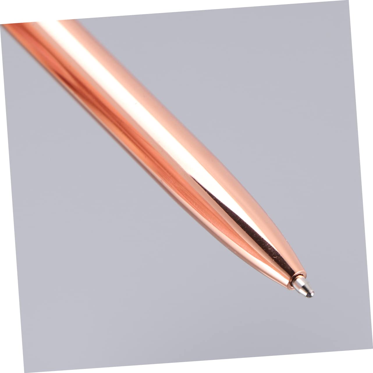 6pezzi Penna Sfera in Metallo Leggero Doppia Testa Rotante e Inchiostro Blu per Materiale Scolastico e Ufficio in Colore Rosa e Durata per Uso Quotidiano