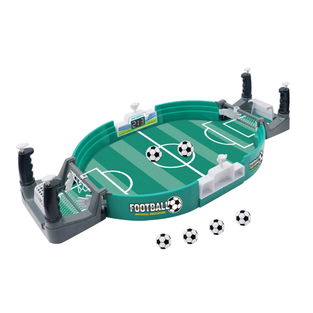Toddmomy 2 Player Interactive Tabletop Football Mini Soccer Game for Boys and Girls Board Game Toy
