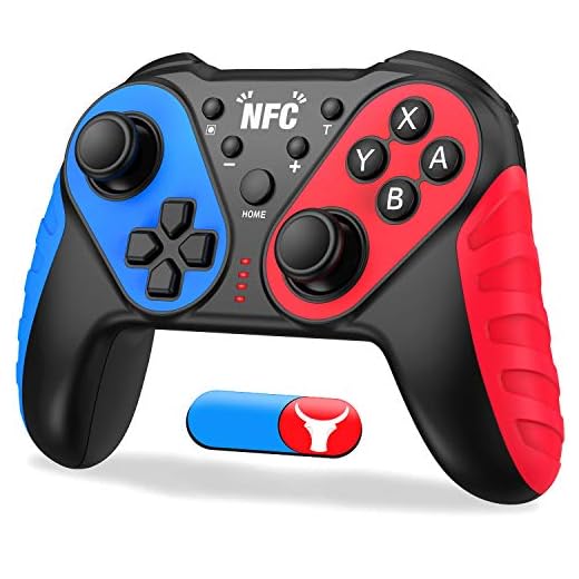 Switch Controller for Nintendo with Amibo Function,Q45A-MN-US Wireless Switch Pro Controller for Nintendo with Auto-Fire Turbo,Motion Control, Vibration for Nintendo Switch Controller