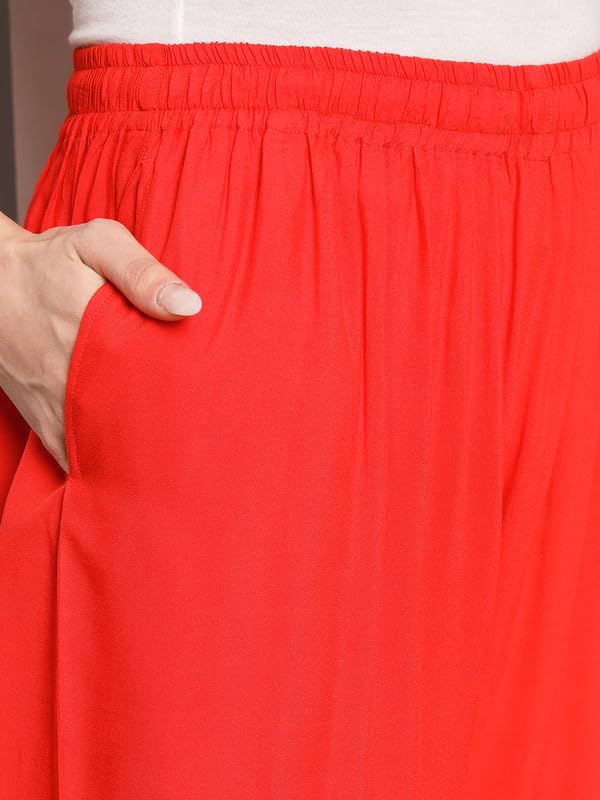 Image of Soft Colors Women Regular Fit Pocket Palazzo