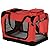 PawHut Folding Fabric Soft Portable Pet Dog Cat Crate Puppy Kennel Cage Carrier House Medium 23" Red New