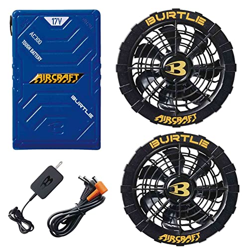 BURTLE BURTLE Air Craft 2022年專用型号17V海洋藍電池+黑色風扇套裝