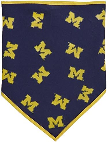 Collegiate Michigan Wolverines Pet Bandana, Small