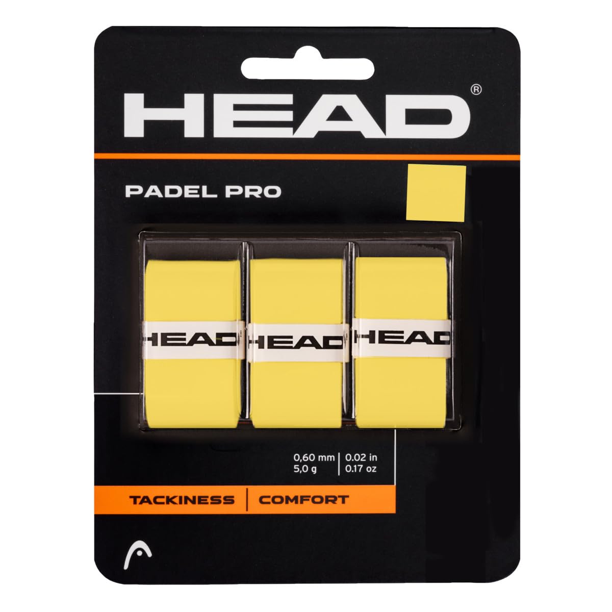 HEAD Padel Pro Overgrip (Yellow)