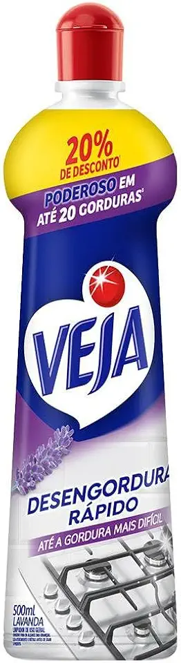 Veja Desengordura Rápido Limpador Lavanda Squeeze 500ml