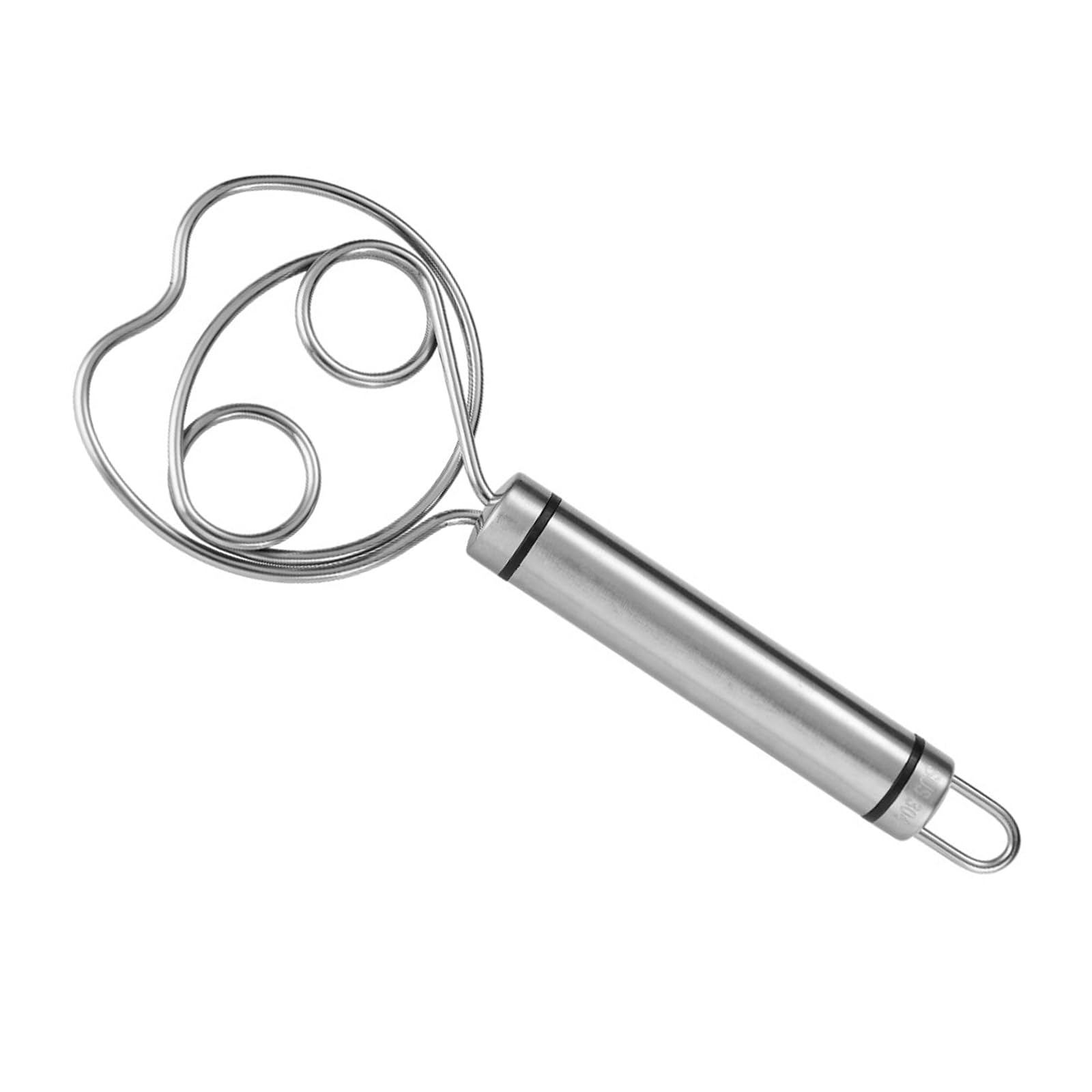 LUCKGONI Stainless Steel Dough Whisk With Double For Efficient Mixing And Whisking Sourdough Making Tool