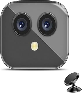 HD 4K Dual Lens WiFi Camera,Mini Wireless Smart Nanny Cam Indoor Outdoor Video Recorder Remote Two Way Intercom Security C...