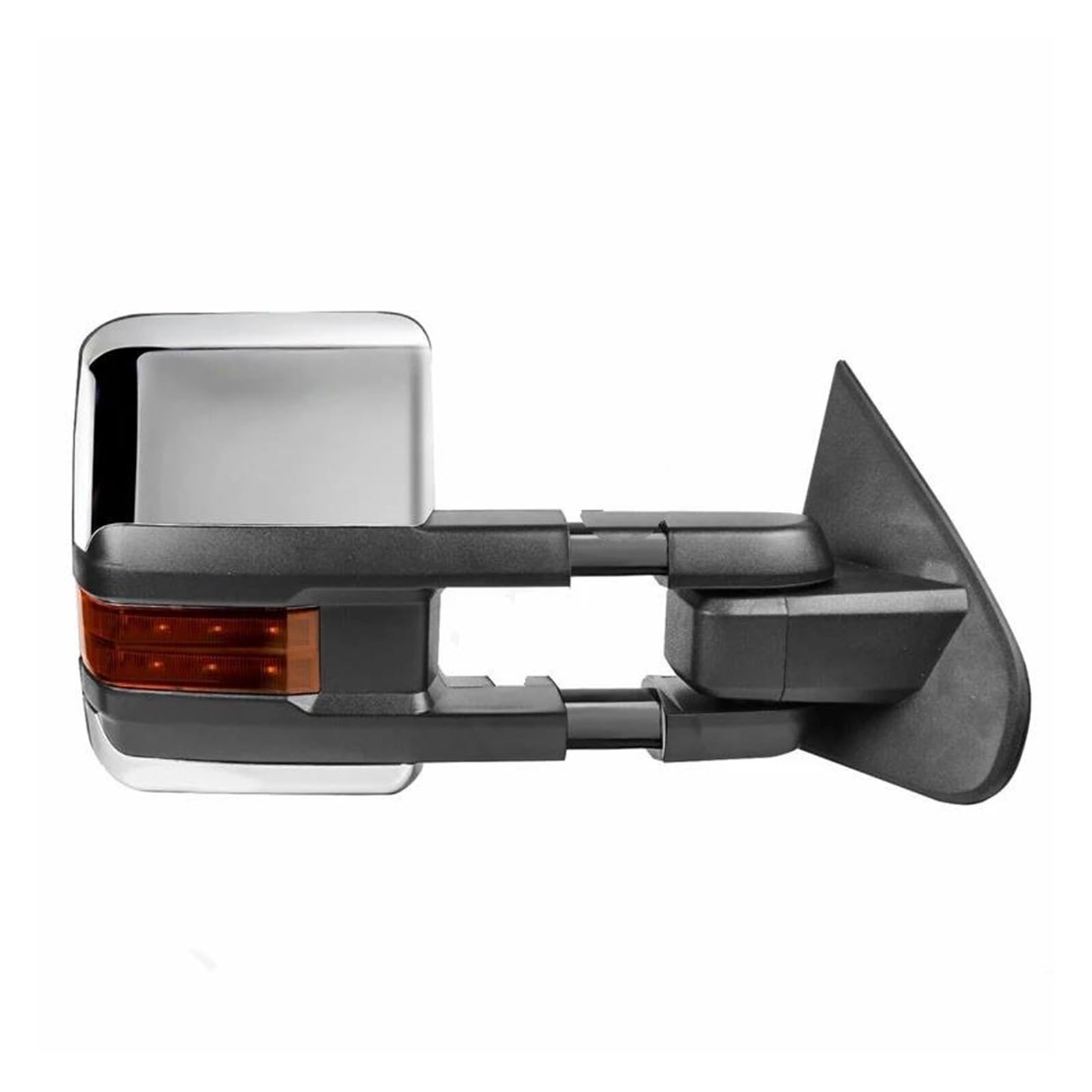 Rétroviseur Pour Chevy Pour Silverado 1500 2500HD 3500HD 2 pièces Rétroviseurs remorque chauffants électriques Rétroviseurs latéraux Rétroviseur électrique(Noir)