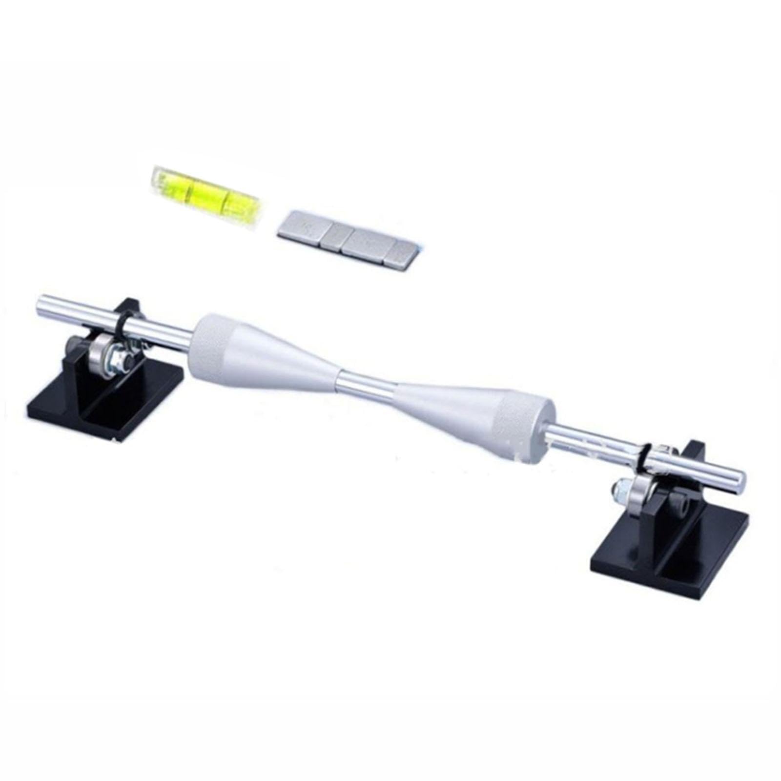 Herramienta portátil de mantenimiento para equilibrador de ruedas motocicleta con construcción aleación aluminio diseñada para reparación y equilibrado ruedas motocicleta.