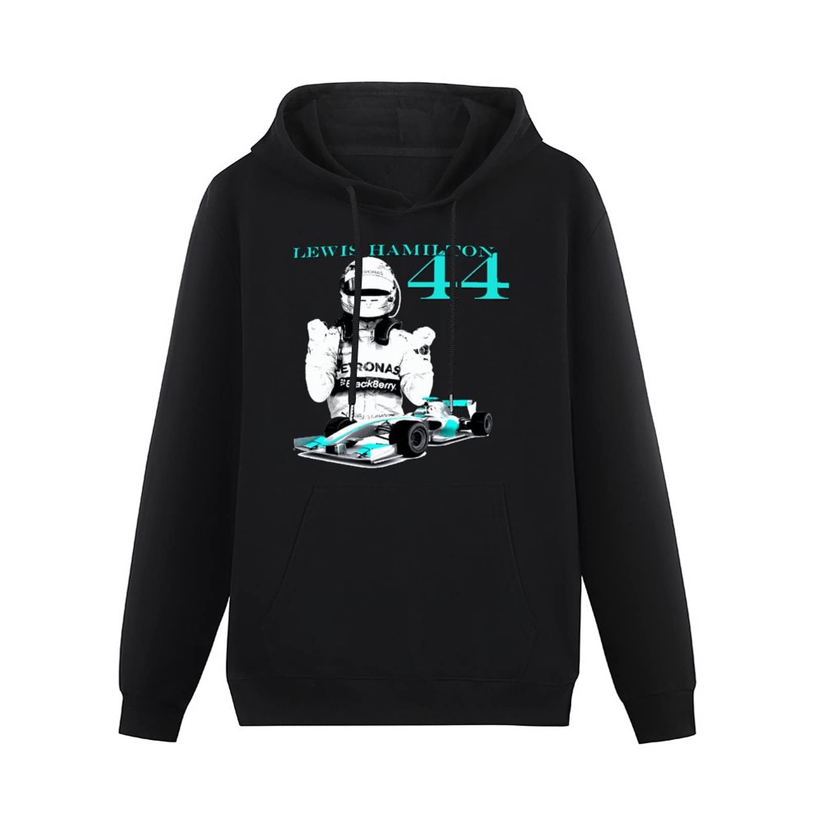 Besiege Black Lewis Hamilton 44 Hoodies Pullover Hoody Sweatershirt M