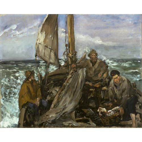 Toile Manet Les Toilers de la mer grand format pour sublimer une chambre
