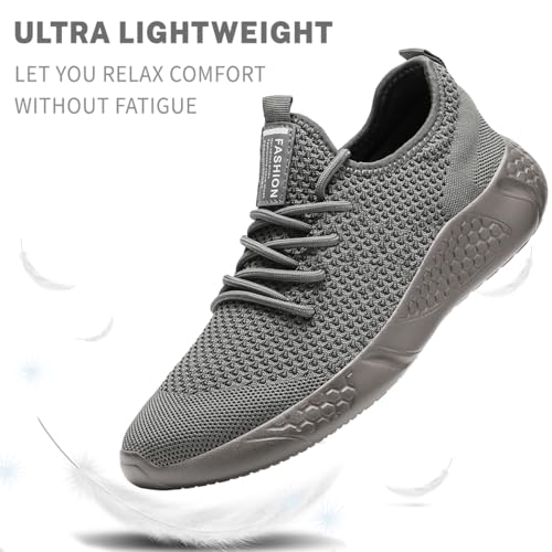 Image of Men's Running Shoes Slip On Walking Comfortable Tennis Breathable Non Slip Athletic Gym Workout Cross Training Fashion Sneakers