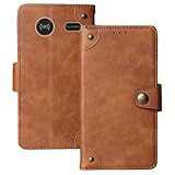 Anybird Retro Flip Leder Tasche Hülle Für Doro 2424 2.4