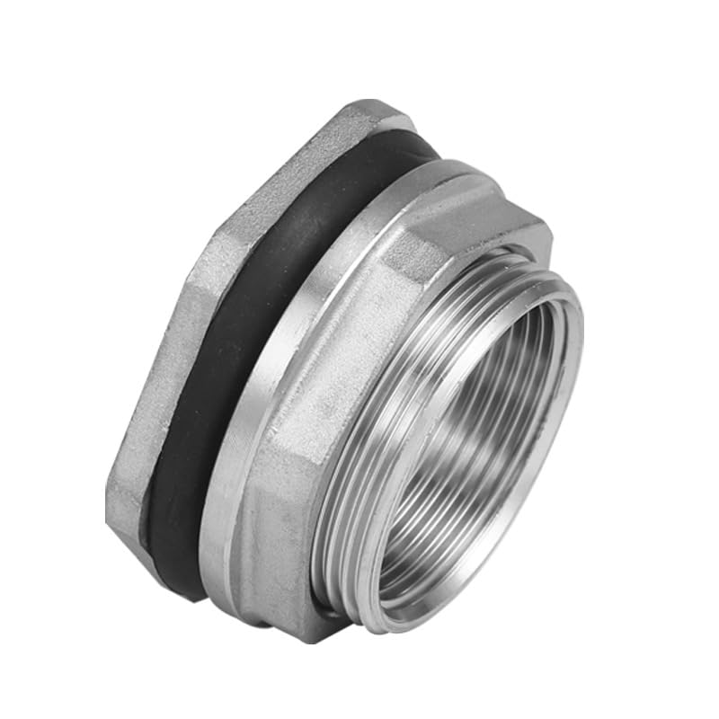 Raccord traversée paroi 3/8 BSP résistant rouille pour réservoir